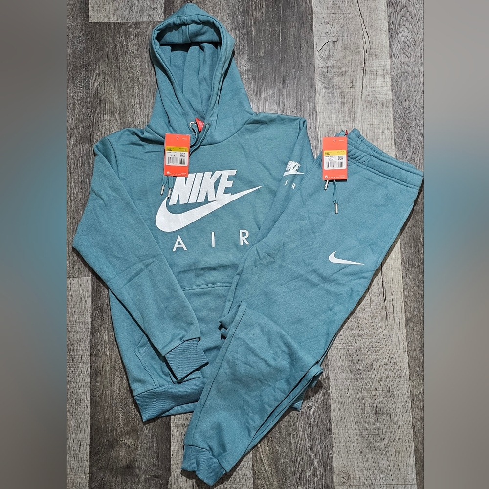 Nike Air Mens Teal Tracksuit - Picture 5 of 5